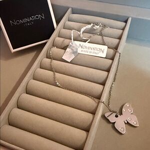 Nomination Italy Silver Butterfly Necklace